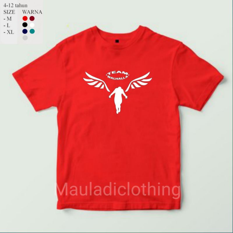 Kaos anak Valhala Tokyo revengers/Baju kaos anak tokyo revengers Valhala