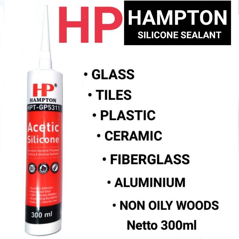 Lem Silikon Kaca/Aquarium ELLPRO HD 58 Silicone Sealant