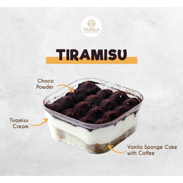 Mini Tiramisu Cake, Dessert Box by Vanila Kitchen