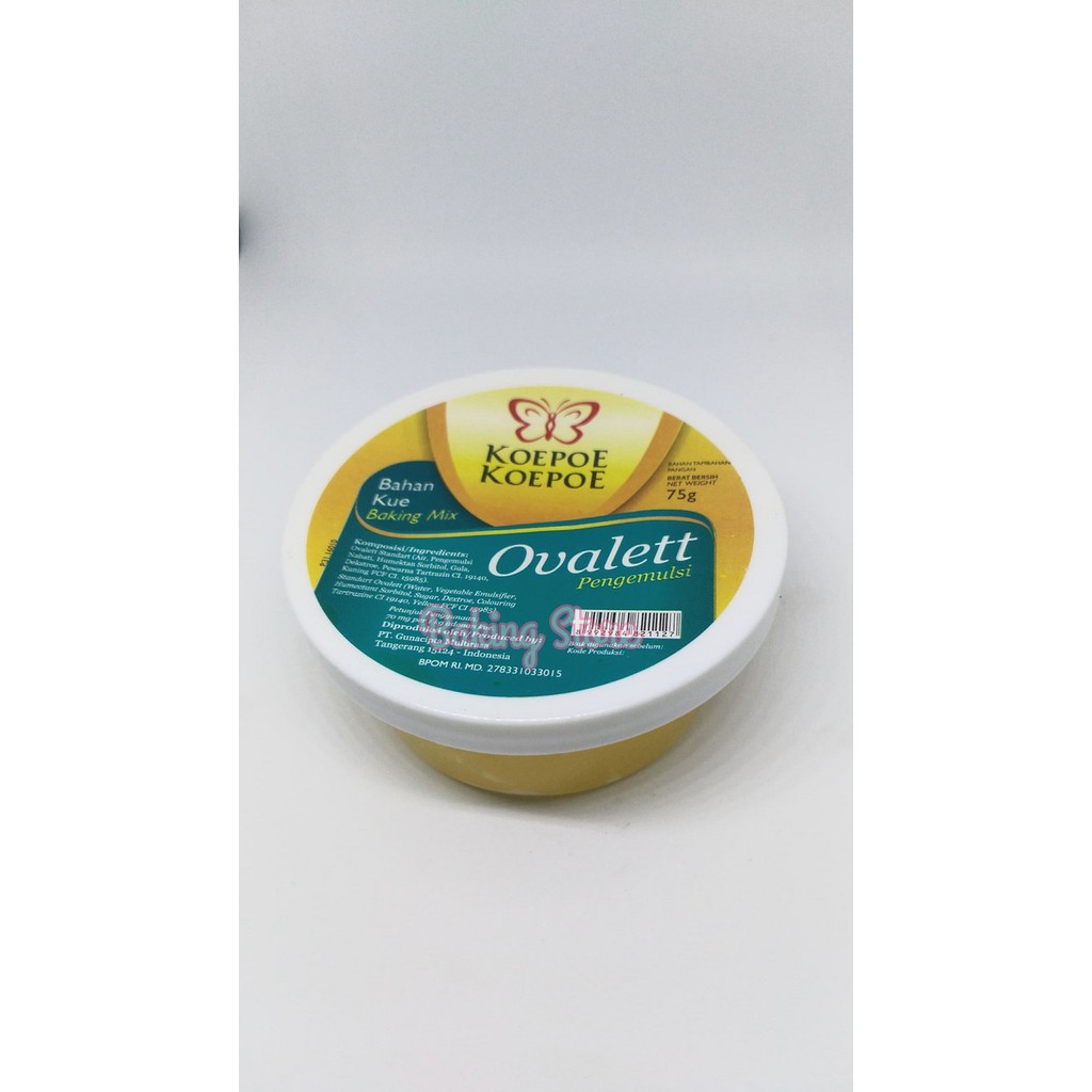 Koepoe-Koepoe / Kupu-Kupu Ovalet 75gr - Ovalet