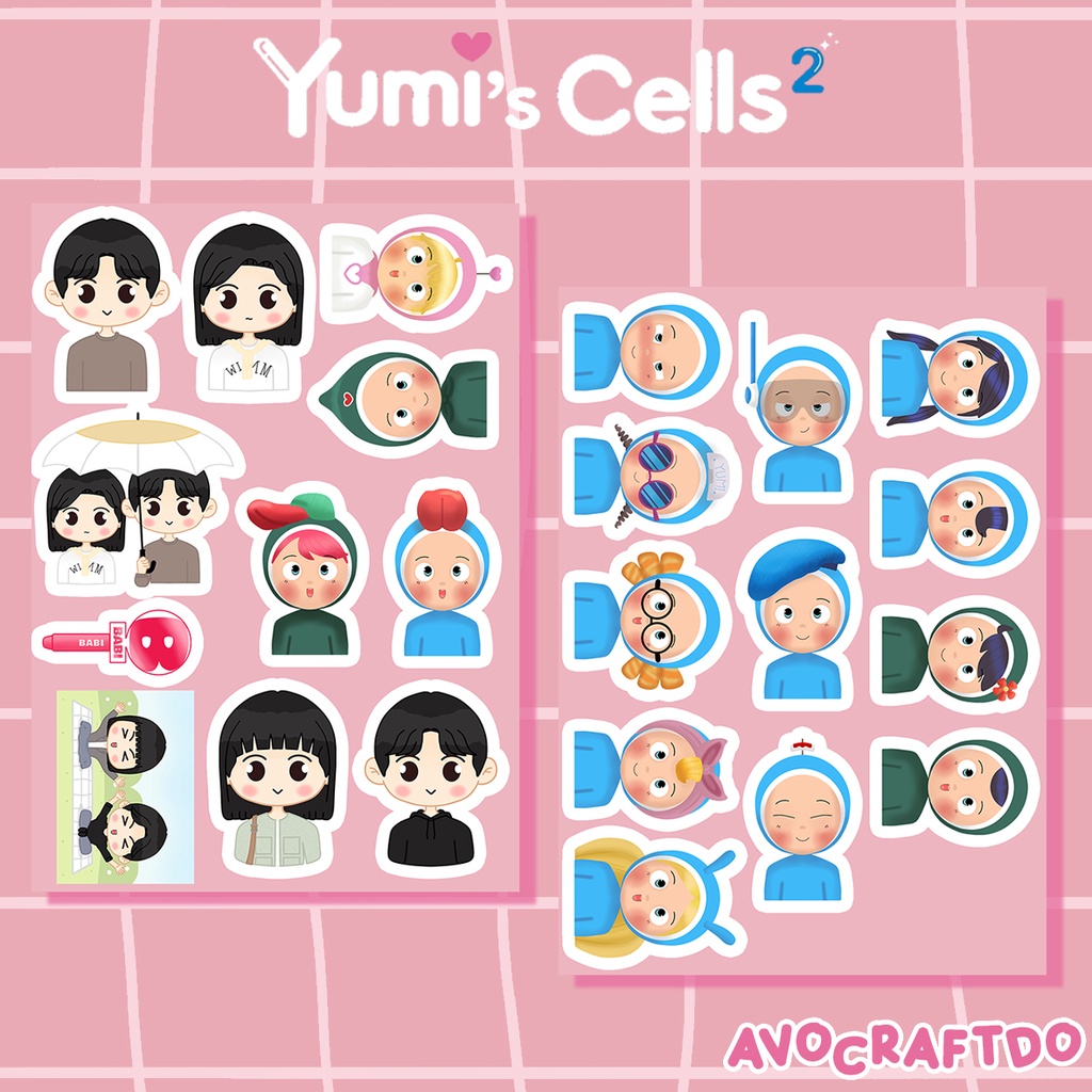 [ AVOCRAFTDO ] Sticker Kdrama Yumi Cell 2 Die Cut