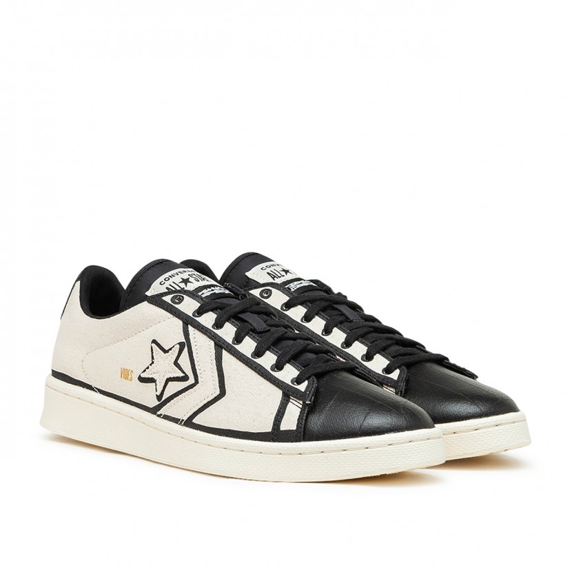 Converse Pro Leather x Joshua Josh Vides TecTuff leather Ox Natural