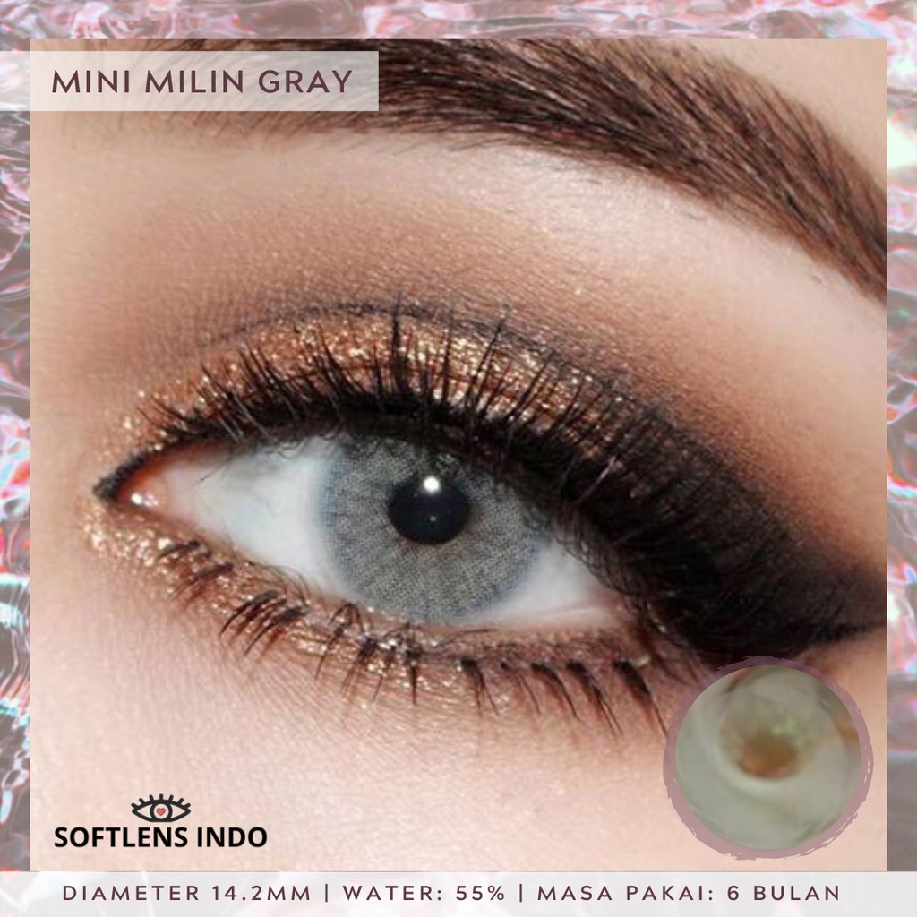 

Softlens kitty kawaii mini milin gray/ abu