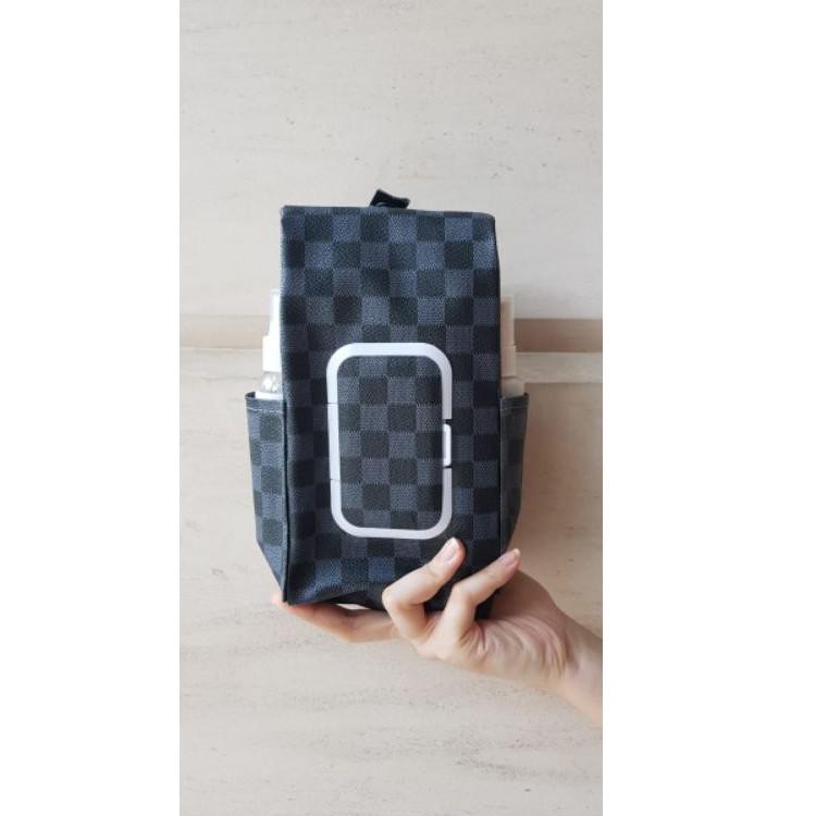 Tempat tisu tisue tissue mobil gantung 5 in 1 pouch new normal 4S4