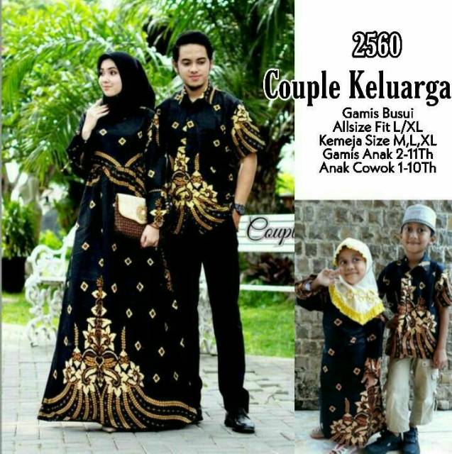 Couple gamis katun sogan best seller garansi harga termurah