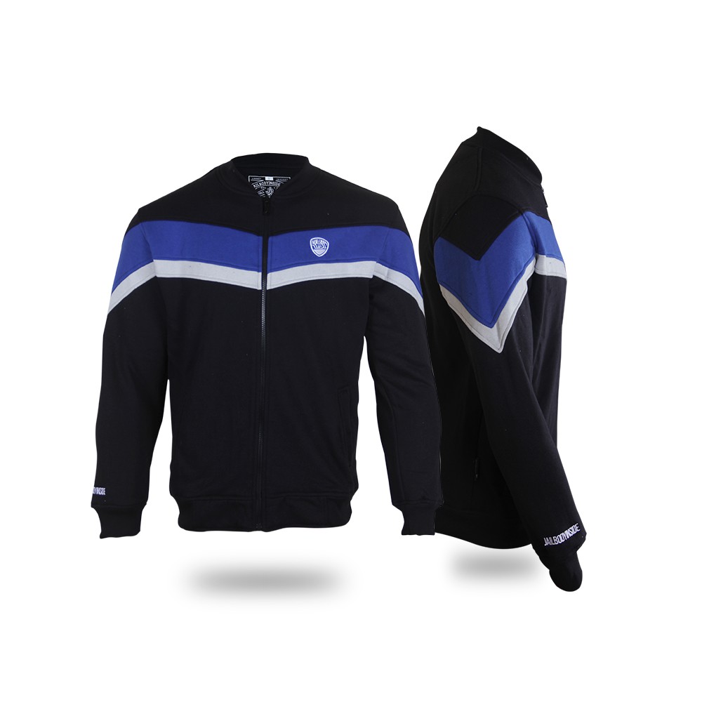 Jaket Man Original Jail Body Inside Black-Stripe Code-1039103