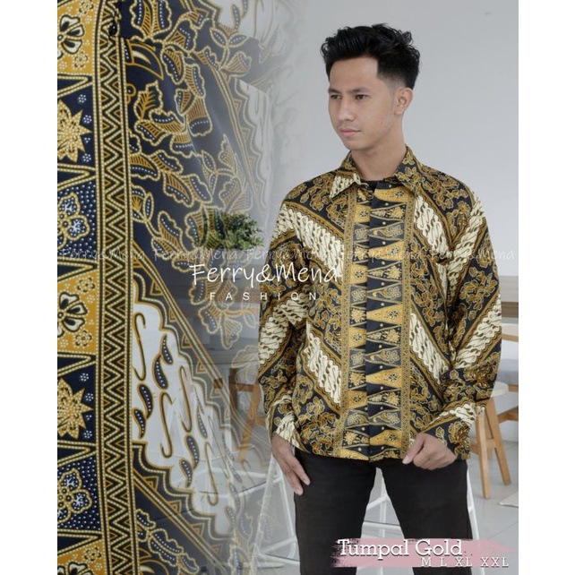 Kemeja Batik Pria Panjang / Kemeja Motif Terbaru / Hem Batik Cowok Murah