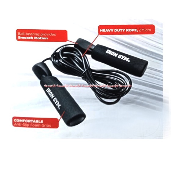 Iron Gym Speed Rope Skip Rope Pro Tali Skipping Irongym Tali Skip Untuk Loncat Tali Iron Gim Ropes