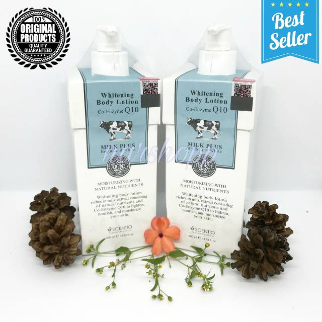 Milk Plus Withening Body Lotion 400ml  Thailand