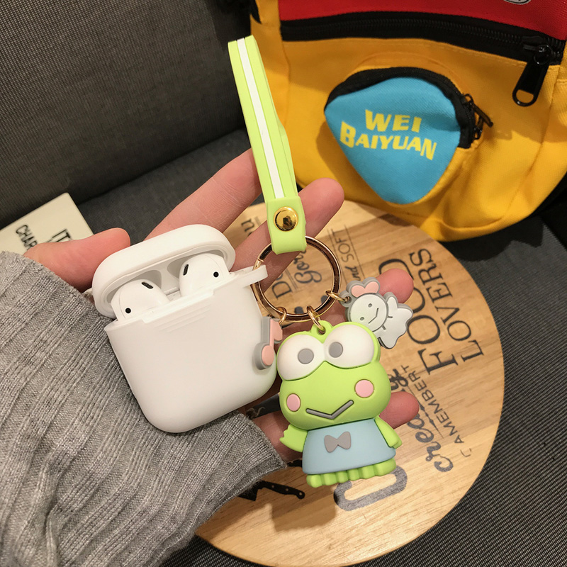 【Ready stock】3D Cartoon Candy colors AirPods pro 1 2 Earpod Bluetooth Earphone Apple Silicone TWS i9s/i10/i11/i12/i13 Protective Case with Hanging rope