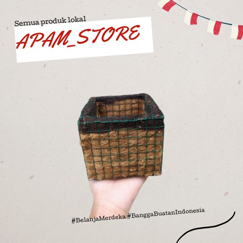 pot sabut kelapa murah besar pot dari sabut kelapa pot gantung anggrek