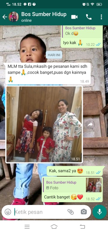 Kawai - Yura Girl Dress Batik Anak Perempuan