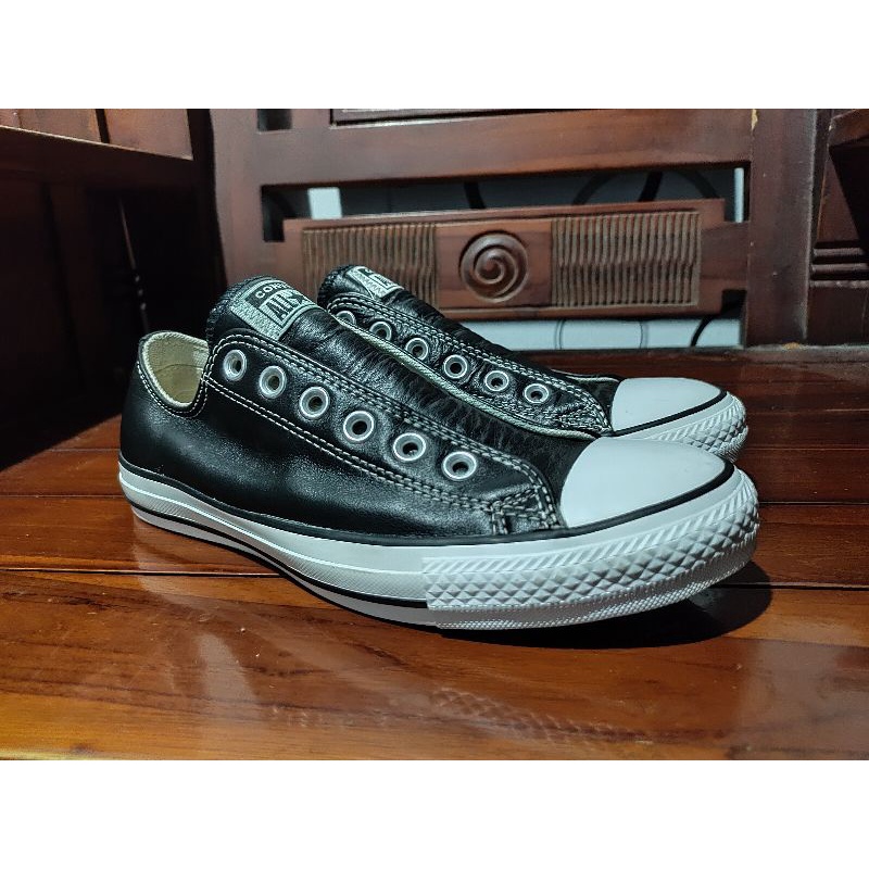 converse CT slipon leather BW