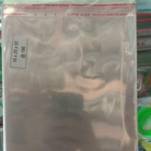 Plastik Opp Ukuran 16 X 22