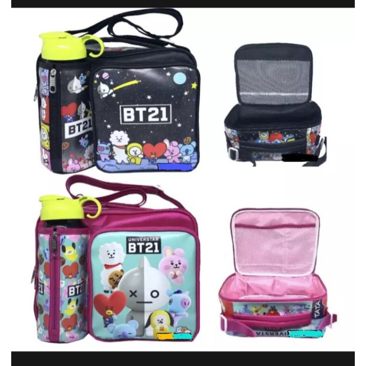 TAS BEKAL ANAK GAMBAR BT21 KPOP-TAS BEKAL BTS BT21