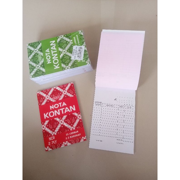 

NOTA KONTAN 2 RANGKAP MOTIF BATIK | NOTA 2 PLY 25 LEMBAR KIKI