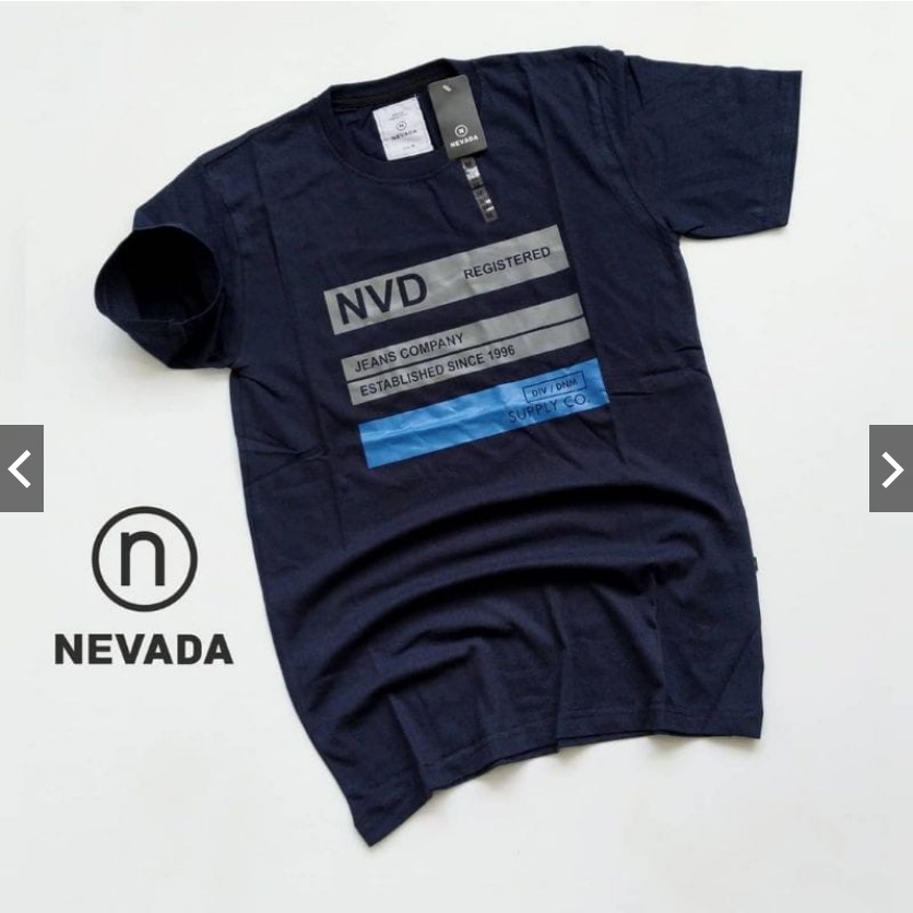 T-SHIRT NEVADA ORIGINAL//3PCS100(RANDOM)//BAJU KAOS PRIA WANITA//BAHAN PREMIUM//BALEDANG COLLECTION