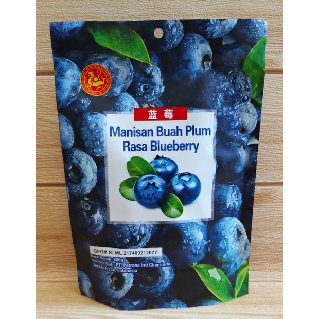 ✔MURAH Manisan Buah Plum Rasa Blueberry 200gr