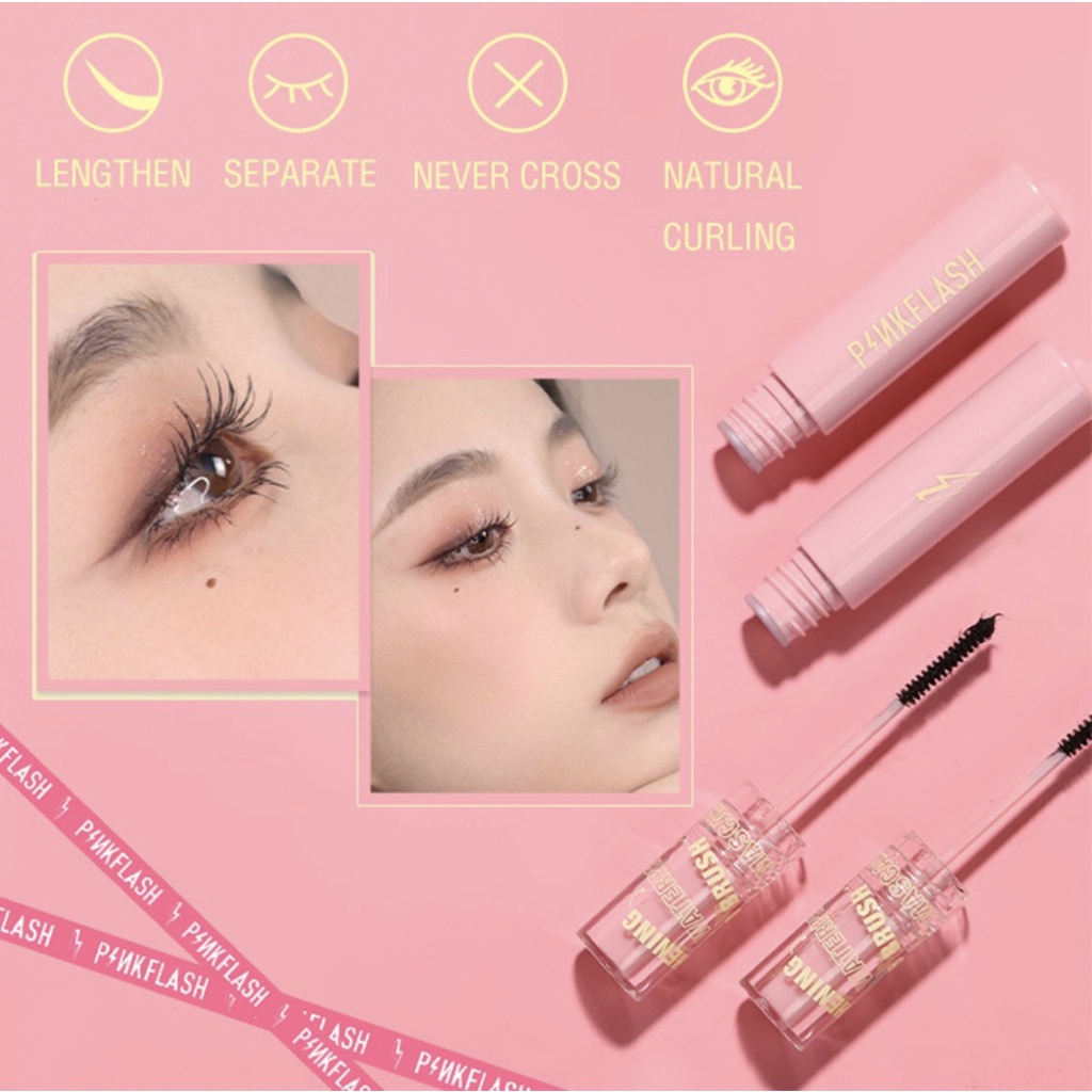 PINKFLASH OhMyWink E10 Length Curled Maskara Ultrathin Fibre Waterproof Limitless Eyelash Skinny Mascara