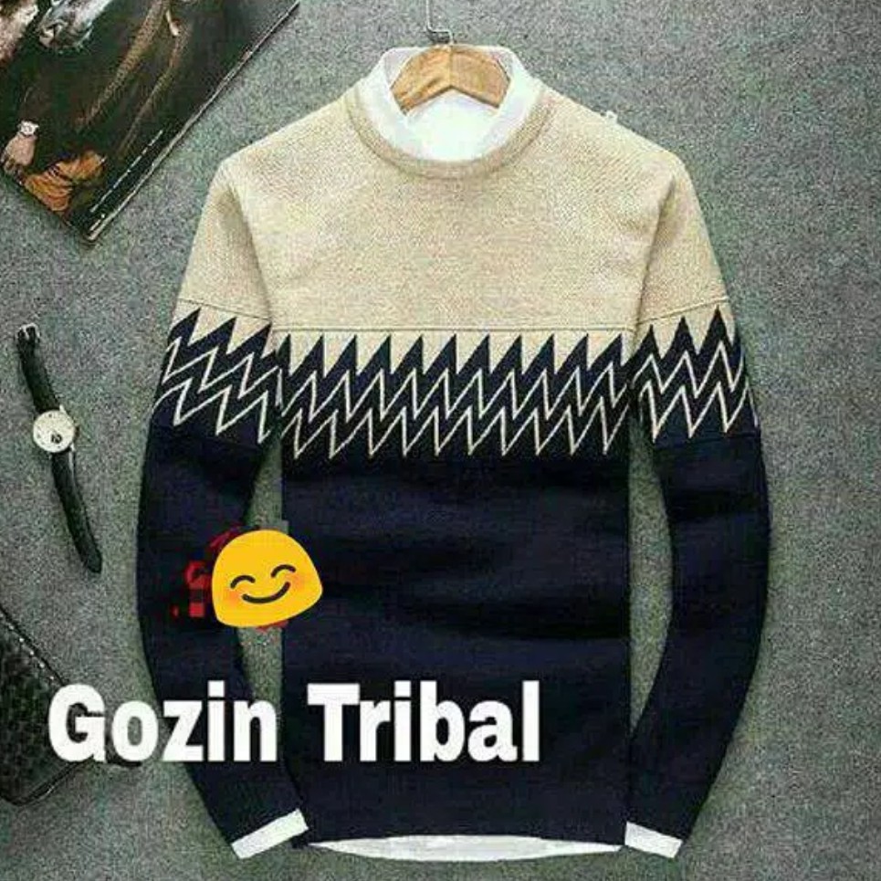 MyAgen - SWEATER RAJUT GODZILLA TRIBAL BEST QUALITY PRIA DAN WANITA