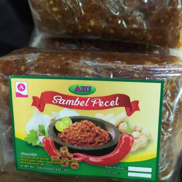 

Sambal pecel Blitar AIU murah meriah