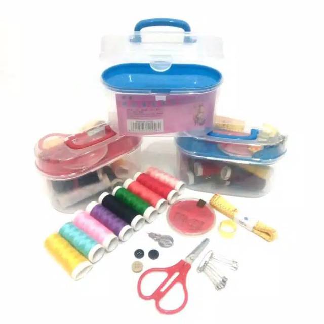 Alat jahit set box besar - sewing set box