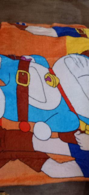 ☼\laris-manis/ Murah Selimut Bulu Karakter 140x190 Motif Hello Kitty, Keroppi, Doraemon, Mu Bola, Re