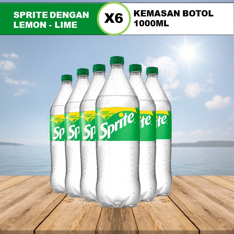 

COCA-COLA/SPRITE/FANTA 1 L ( ISI 6 BOTOL )