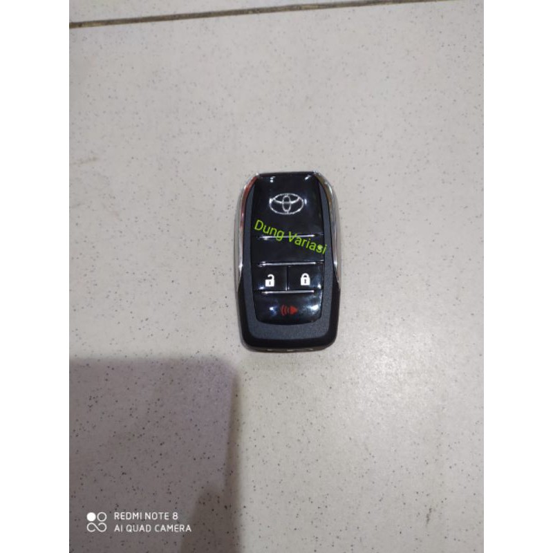 casing kunci lipat flip key Toyota 3 tombol Innova Fortuner hilux