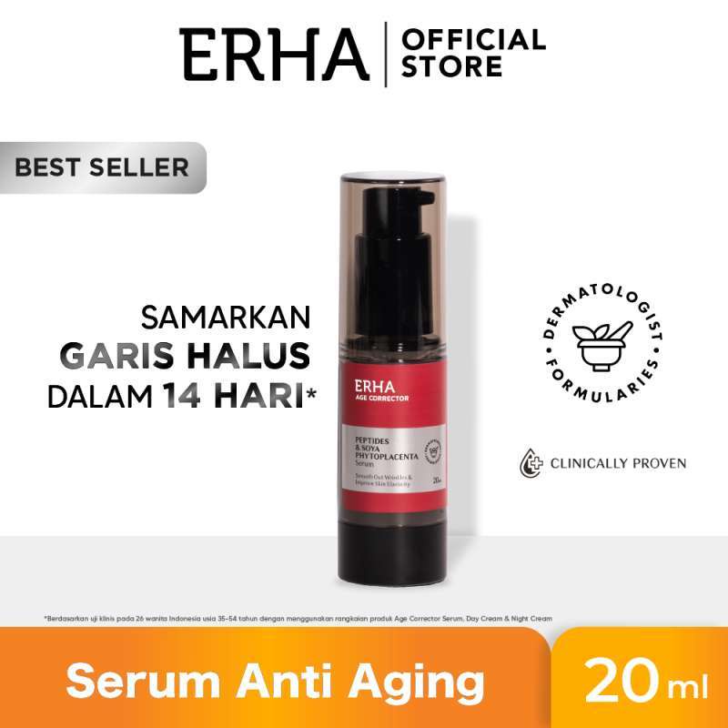 CS-ERHA Age Corrector Peptides &amp; Soya Phytoplacenta Serum 20 mL - Serum Anti Penuaan