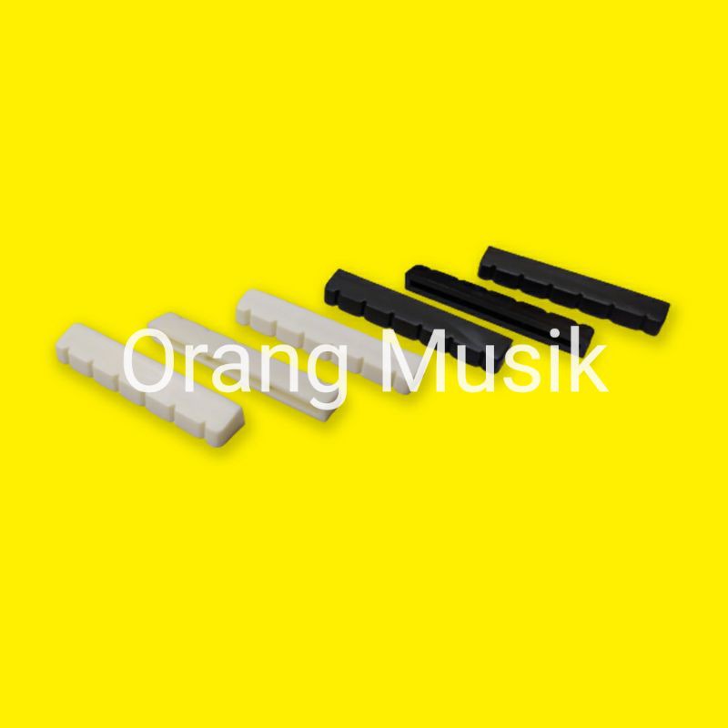 Paket Nut + Saddle Gitar Klasik Nylon - Sepasang Nut dan Sadle Gitar Klasik Nylon