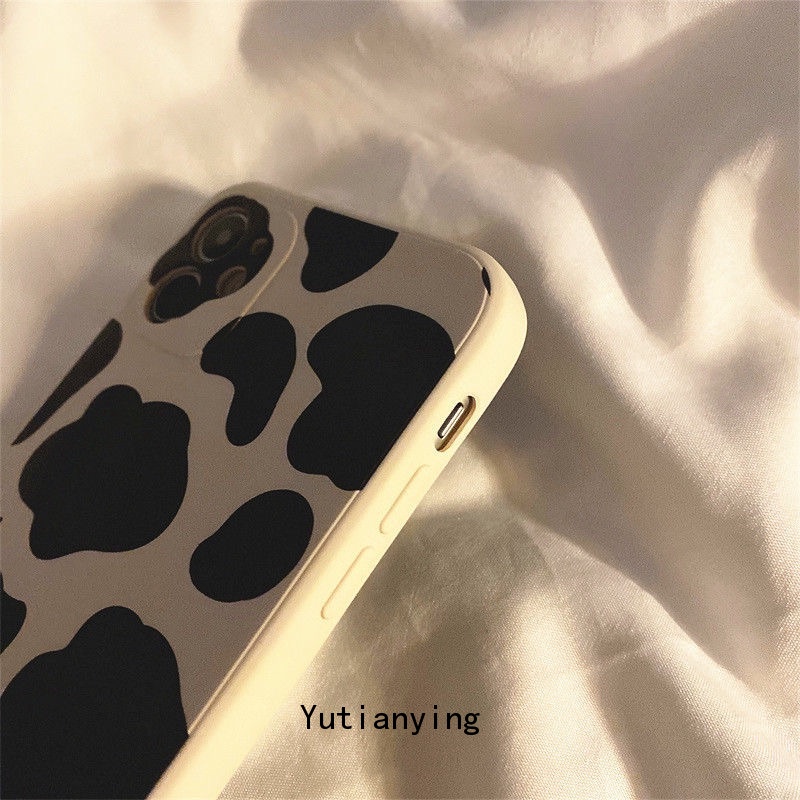 Case for Iphone Xr X 8 7 6 6S Plus Iphone 13 12 11 Pro Max Xs Max Smiley Leopard Print Soft Shockproof Silicone Phone Cover