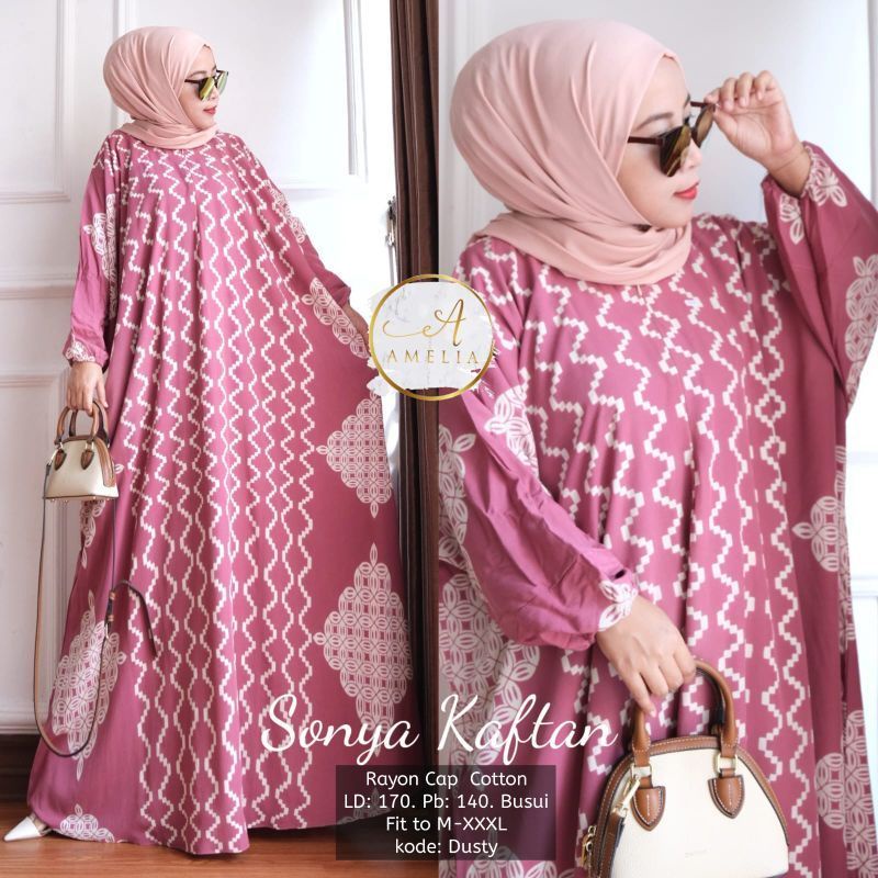 TERBARU Gamis Renda Sultan - GAMIS KAFTAN BATIK CAP SUPER JUMBO MUAT SAMPAI BB 110 KG BISA BUSUI BAHAN RAYON ADEM DAN JATUH