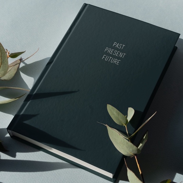 

Terlaris ✨ - Buku Catatan Journal Diary Buku Tulis Notebook Agenda, Polos dan dotted Past Present Future3.1.23