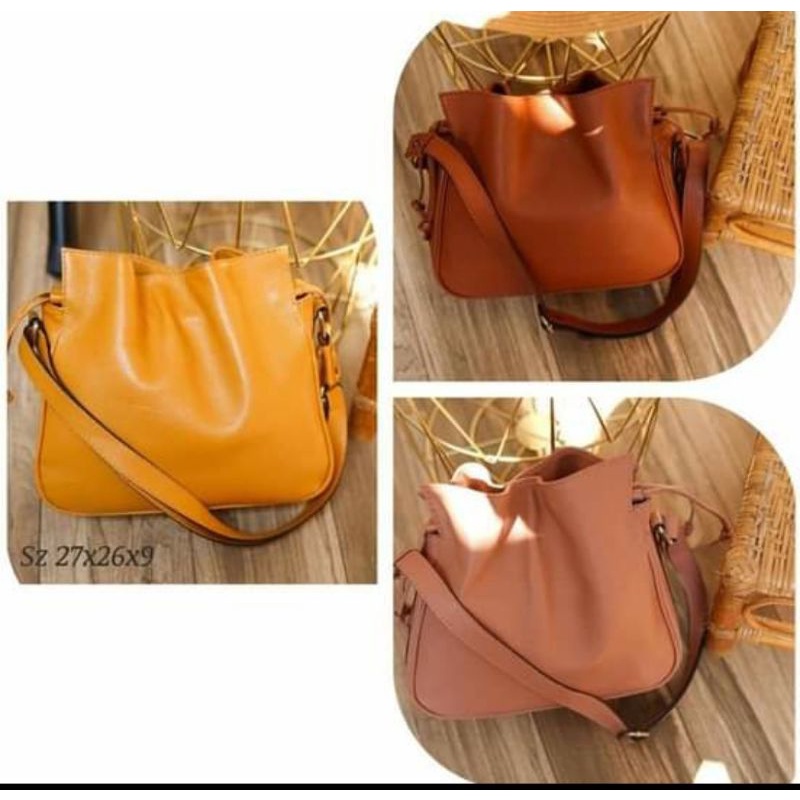 tas wanita kulit asli papirut garut sukaregang ori