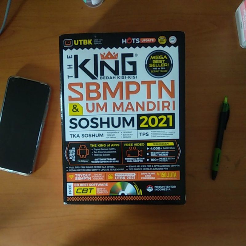 BEST SELLER THE KING SBMPTN SOSHUM & UM MANDIRI - TPS  