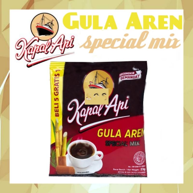 

《OS3》 PRODUK BARU Kapal Api Gula Aren Special Mix - KOPI