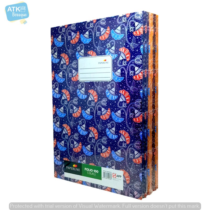 

Buku Folio PaperLine 100 Lembar Hard Cover Sampul Tebal