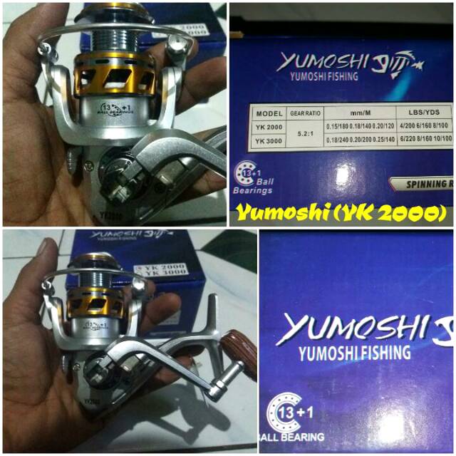 Reel YUMOSHI 2000 (13+1Ball Bearings)