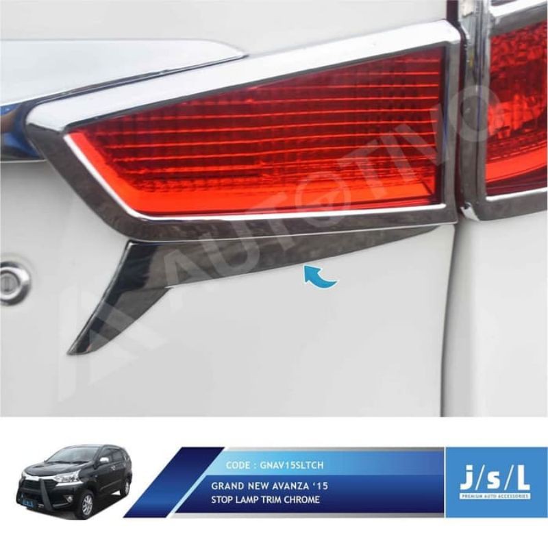 List Lampu Belakang Grand All New Avanza Xenia Stop Lamp Trim