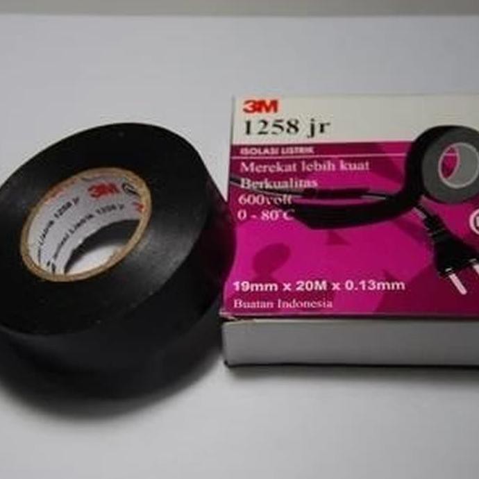 

Segera beli Isolasi Listrik 3m 1258 Jr Hitam Asli / Solasi Kabel 3 M Electric Tape Stok Terbatas