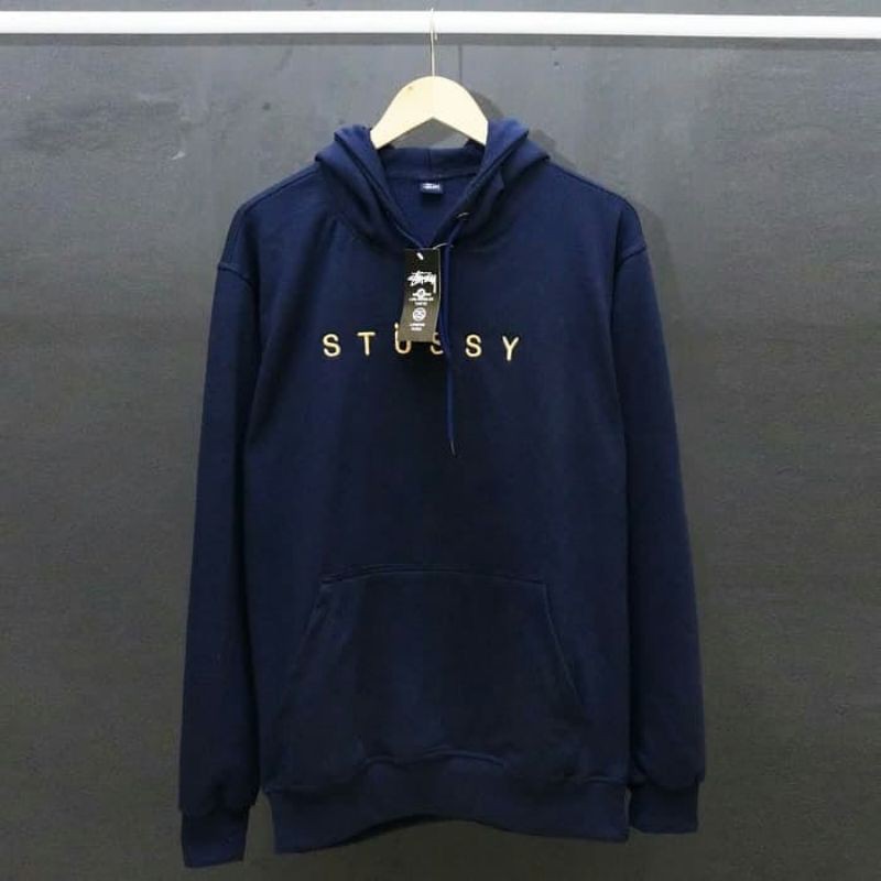 Stuss Oblong Hoodie Fleece Cowo