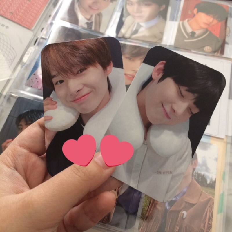 ENHYPEN Neck pillow photocard Ni-Ki Sunoo