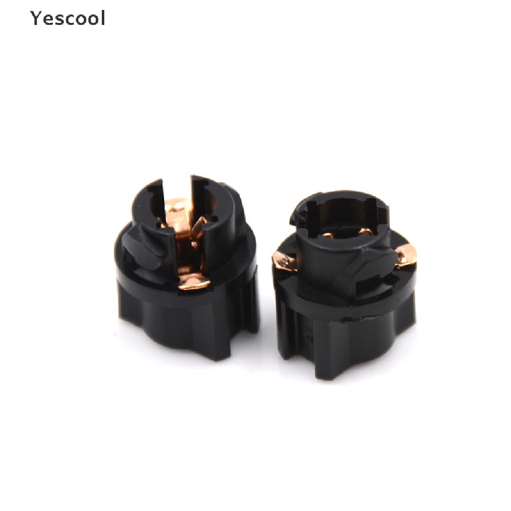 Yescool 10 Pcs Socket Bohlam Lampu T5 Model Putar