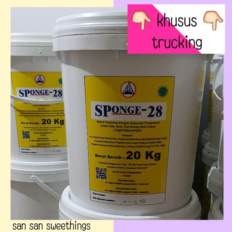 sponge 28 emulsifier sp pengembang kue 20kg