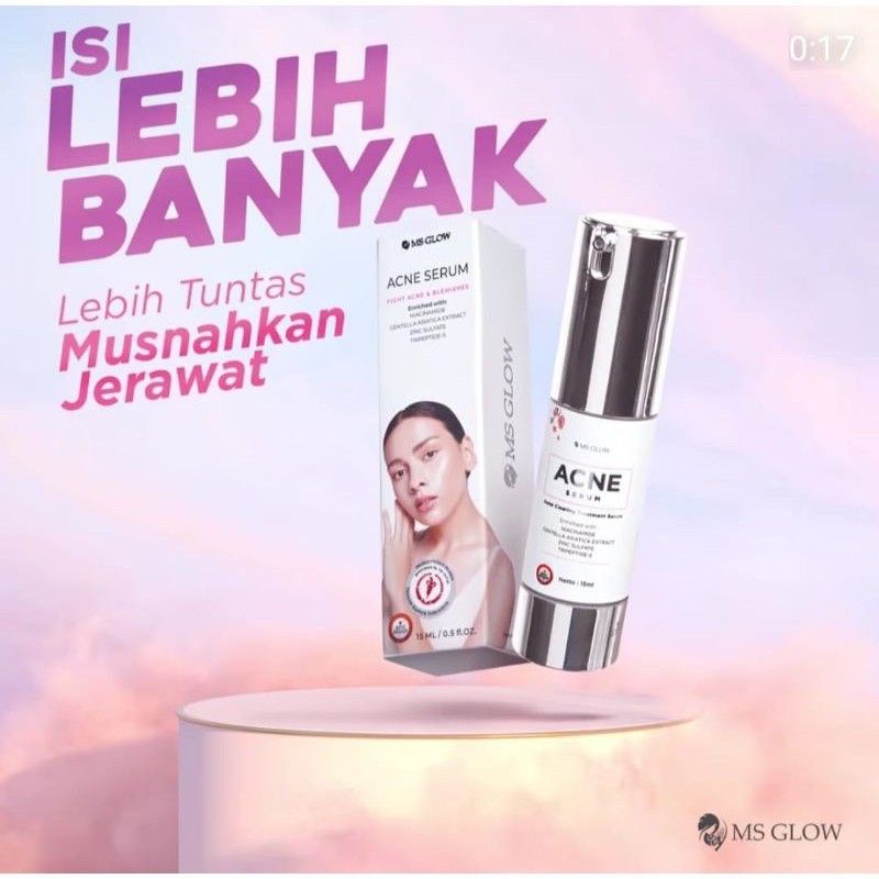 Serum Acne MS Glow 100% original skincare prawatan wajah wanita termurah (bisa cod)