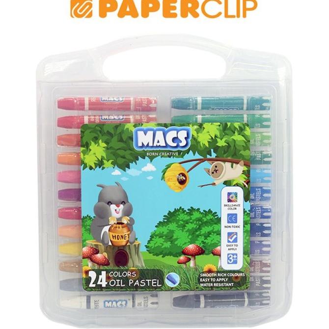 

(BISA COD) CRAYON MACS OIL PASTEL 80063 24C SALE Kode 972