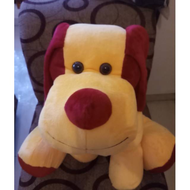 [Ready stock]boneka anjing jumbo/boneka anjing besar/boneka anjing/boneka anjing kuning/boneka jumbo