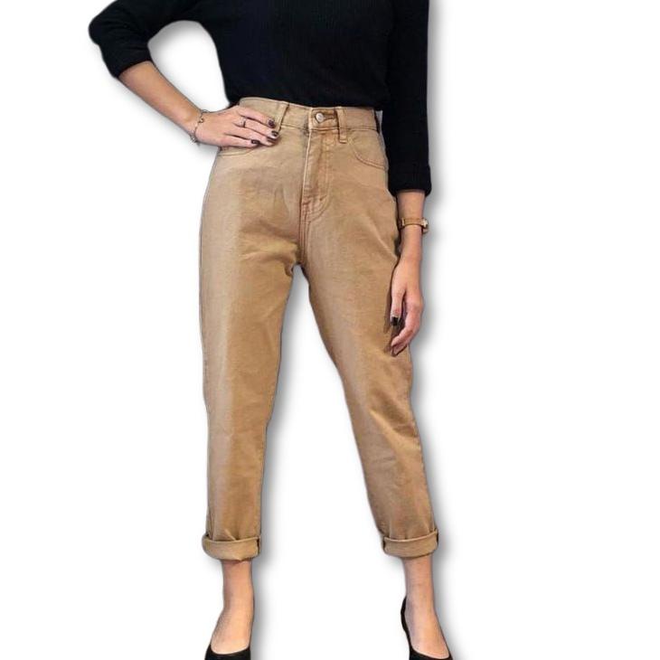 Murah Celana Boyfriend Jeans Black Snow Boyfriend Jeans Hitam Snow