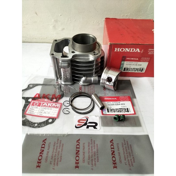 BLOK SEHER SET (KVB) HONDA ORIGINA  VARIO TEKNO 110 cc    VARIO CW NEW OLD LAMA    PRODUK SESUAI POTO